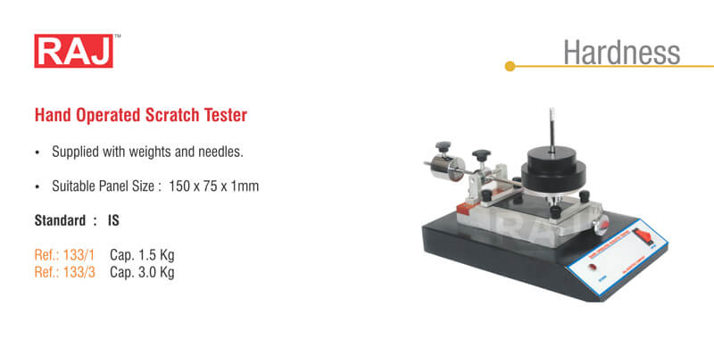 Scratch Tester - Hand Operated